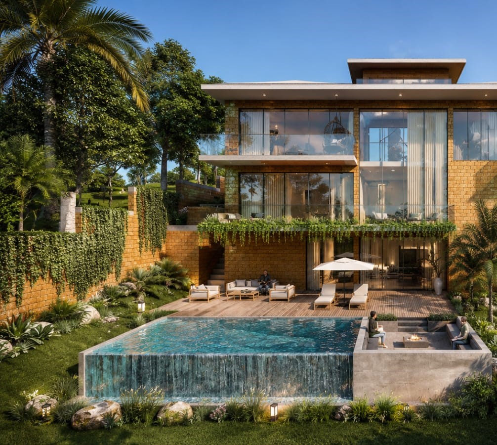 Villa in North Goa by D Elite Merchant Developers