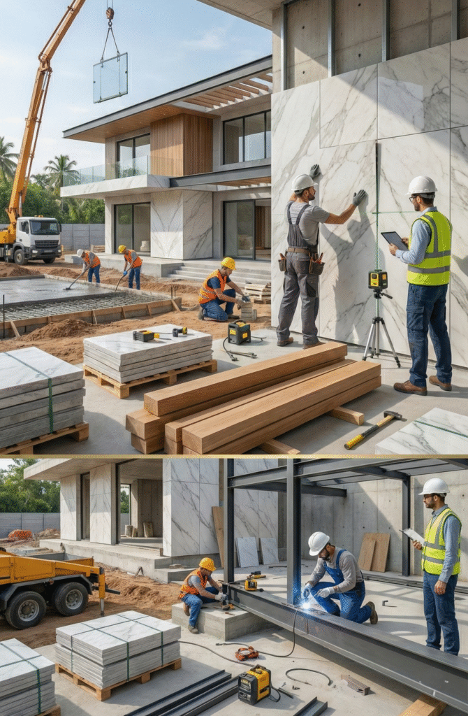 Construction & Execution by D Elite Merchant Developer