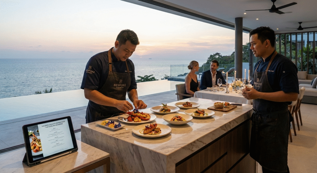 Private Chef and Catering Services for Bespoke Ultra Luxury Villa